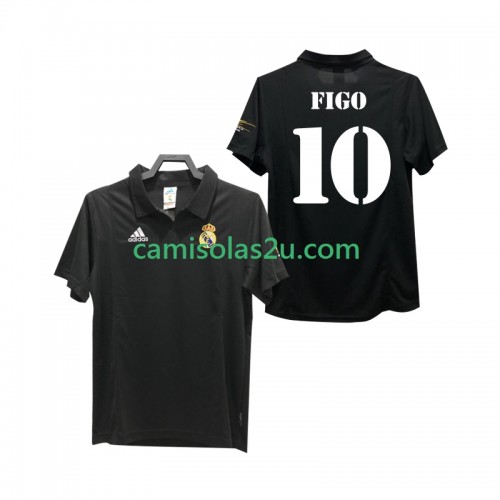 Camisolas de futebol Real Madrid FIGO 10 2003 Retro Equipamento Alternativa 2002 Manga Curta Camisolas de futebol Real Madrid FIGO 10 2003 Retro Equipamento Alternativa 2002 Manga Curta